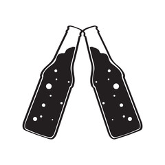 Pair of beer bottles