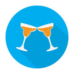 Isolated cocktail icon