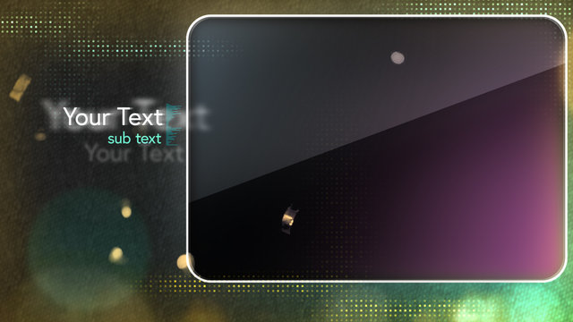 Flickering Light Bursts Overlay