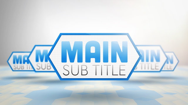Layered Hexagons Title