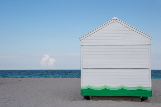 quiosque de vendas na praia