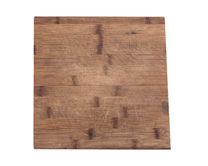 square old kitchen wooden board