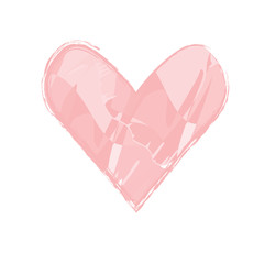 Isolated heart shape