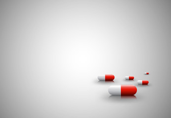 Pills. Heathcare illustration