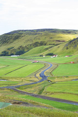 Fototapeta na wymiar アイスランド　ヴィークの風景
