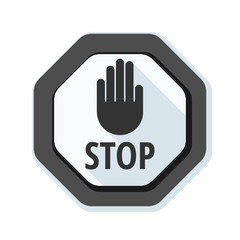 Stop sign illustration