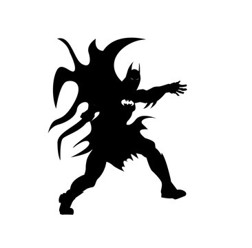 Bttman Black Silhouette