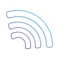 wifi signal isolated icon