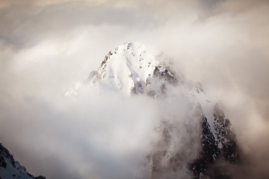 Fototapeta Wysokie góry Tatry w zimie