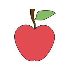 Apple fruit isolated icon vector illustration graphic design