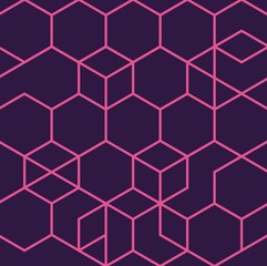 pink and black geometric seamless pattern design