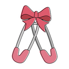 baby clothes hook with bown