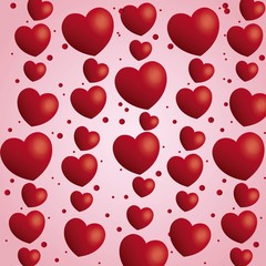 hearts seamless pattern background