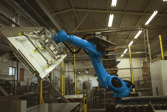 View of robotic machine