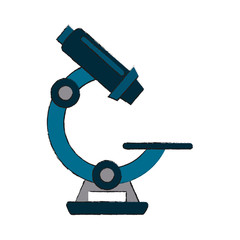 Microscope science tool icon vector illustration graphic design