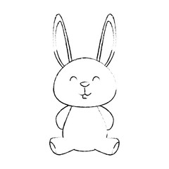 cute little rabbit icon