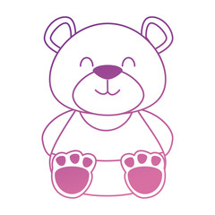 cute bear teddy icon