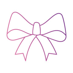 cute bowntie ribbon icon