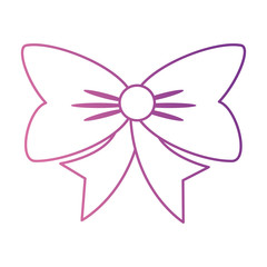 cute bowntie ribbon icon