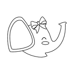 cute little elephant icon