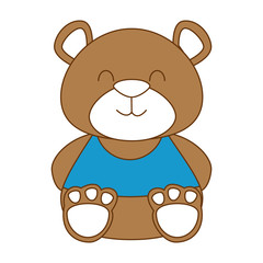 Obraz premium cute bear teddy icon