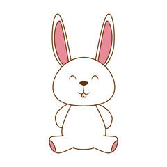 Fototapeta premium cute little rabbit icon