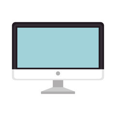 monitor computer isolated icon