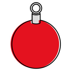 christmas ball hanging icon