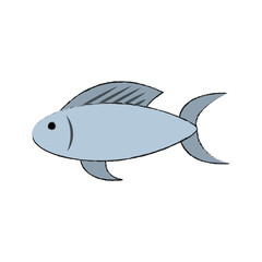 Fish food isolated icon vector illustration graphic design