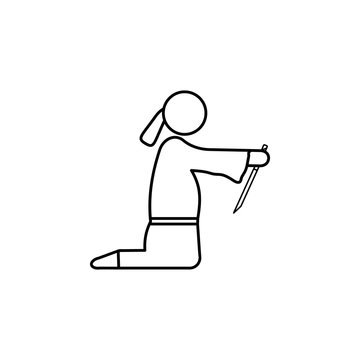 recommend clip art: Harakiri icon. Elements of human deaths icon. Premium quality graphic design icon. Baby Signs, outline symbols collection icon for websites, web design, mobile app