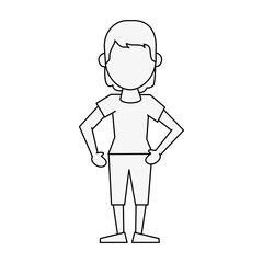 Woman avatar cartoon icon vector illustration graphic design