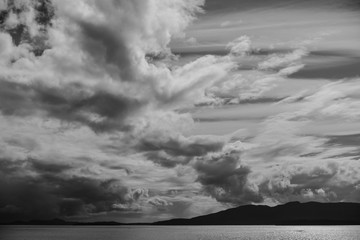 Clouds Over Bellingham Bay, Washington, Spring 2017