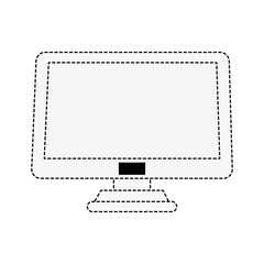Computer screen technology icon vector illustration graphic design