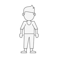 Man avatar cartoon icon vector illustration graphic design