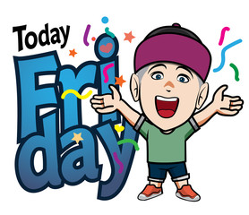 The character Man wearing hat