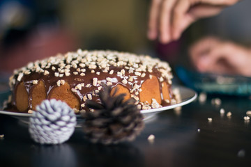 Vanilla homemade cake