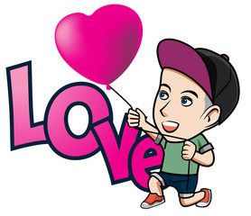 The character Man wearing hat