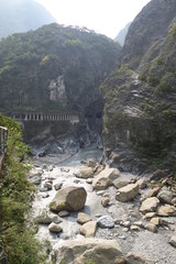 台湾、太魯閣渓谷
