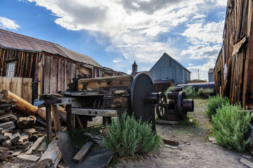 Ruined Houses in an American Ghost Town