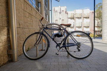 Fototapeta na wymiar Bicycle stands