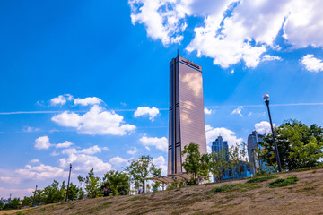 63 Building and other buildings in Yeouido, Seoul.