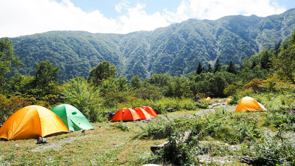 japan tent camp © 茂希 長沼