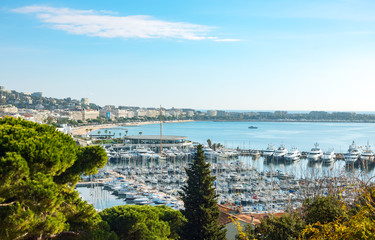 Fototapeta na wymiar Some famous places on the Cote d'Azur