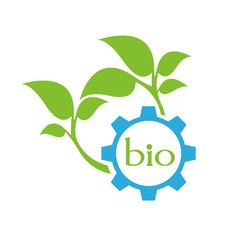 Biotechnology sign. Eco gear.