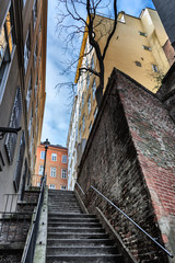Stiege auf die Mölkerbastei - letzter Erhaltener Verteidigungswall von Wien