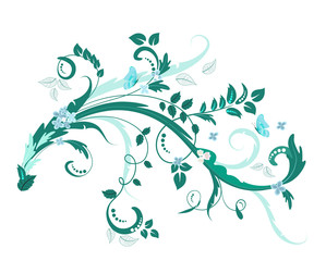 elegant floral ornament for your design