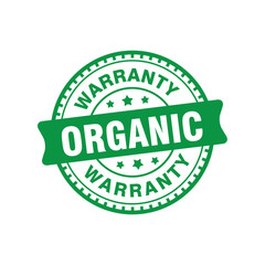 organic natural badge stamp