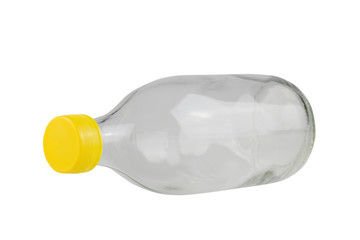 glass bottle isolated on white background - clipping paths