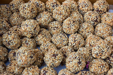 Mini almond doughnuts