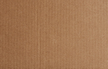 Close-up of brown cardboard paper texture 